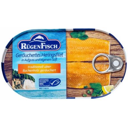 FILETTI ARINGHE AFFUMICATE OLIO G.100