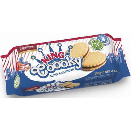 BISCOTTI KING COOOKY NO GLUTINE NO LATTOSIO G.250